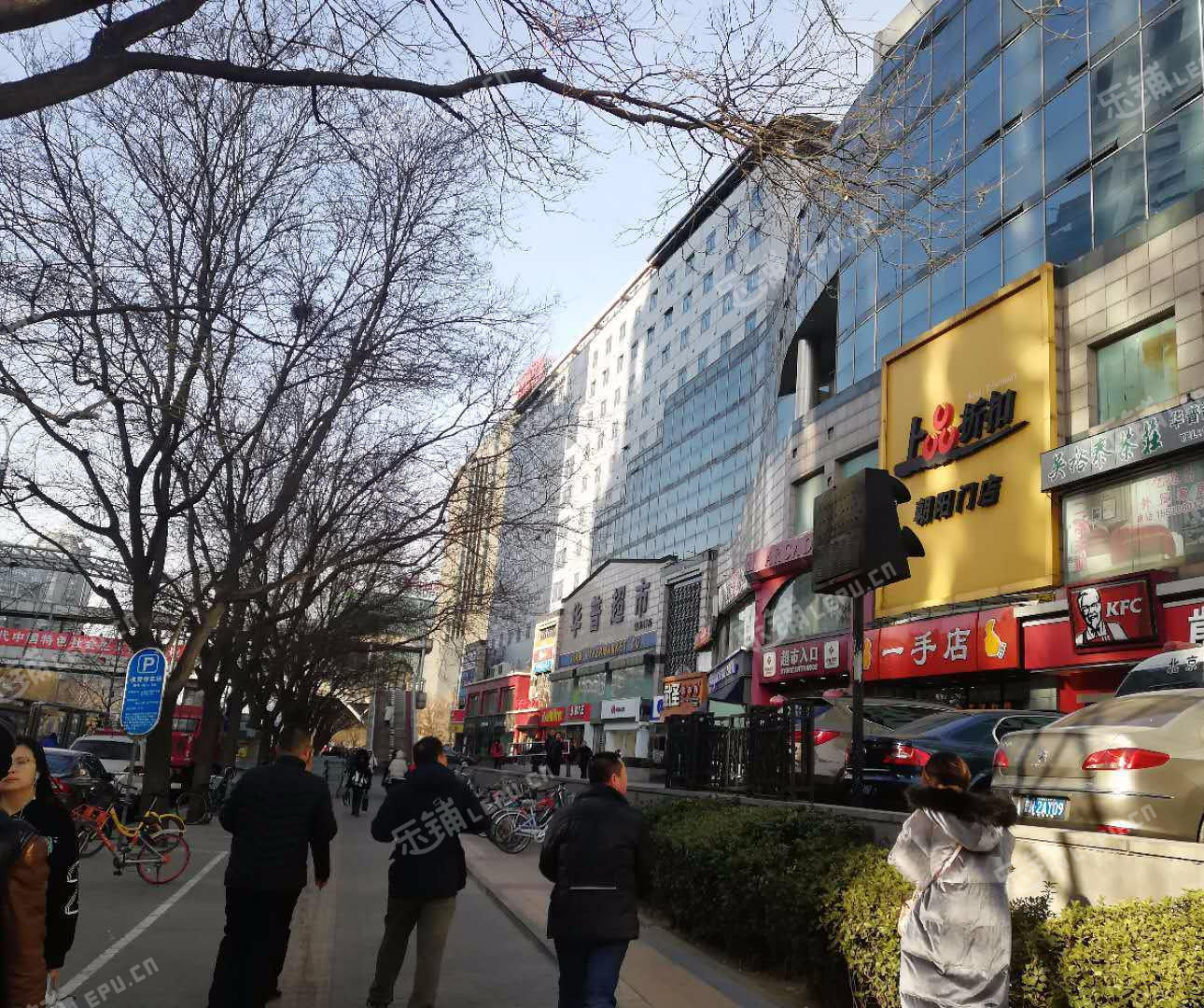 朝阳朝阳门外朝阳门外大街354㎡商铺出租可办照可明火可餐饮