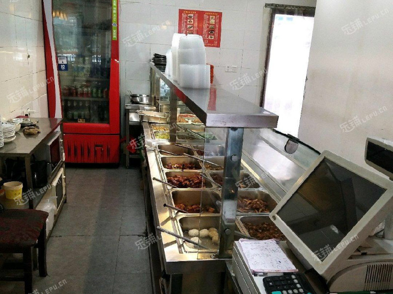 闵行老闵行安宁路160㎡小吃快餐店转让,个人照可用,可明火,可餐饮