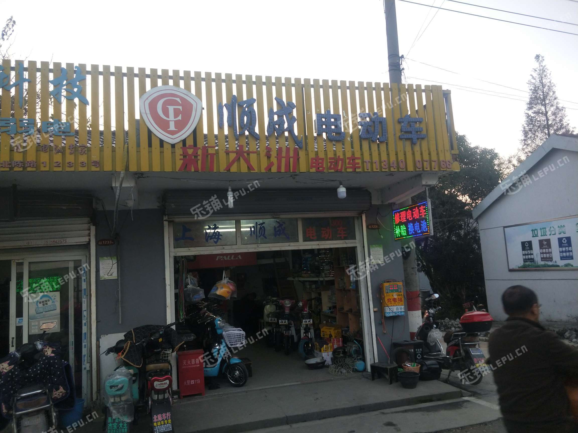 嘉定马陆北陈路30㎡电瓶车店转让个人照可用