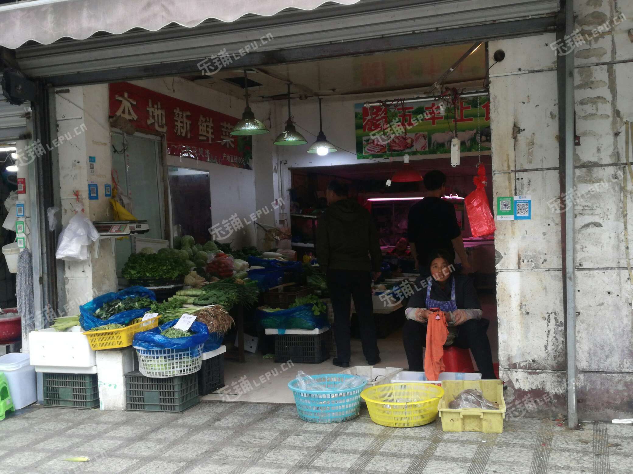 普陀長征清峪路10㎡水產肉類熟食店出租,個人照可用